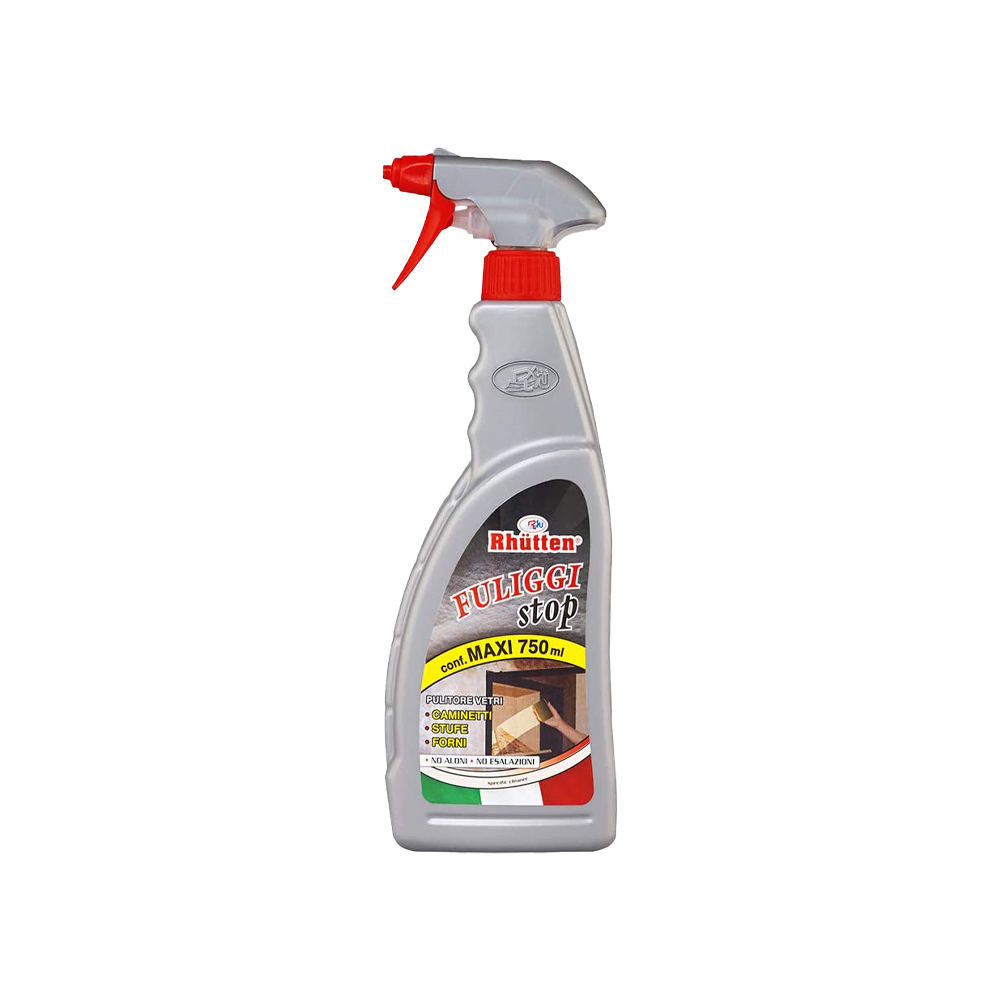 Rimuovi Fuliggine Fuliggi Stop 750 ml RHUTTEN - per Stufe, Camini e Forni