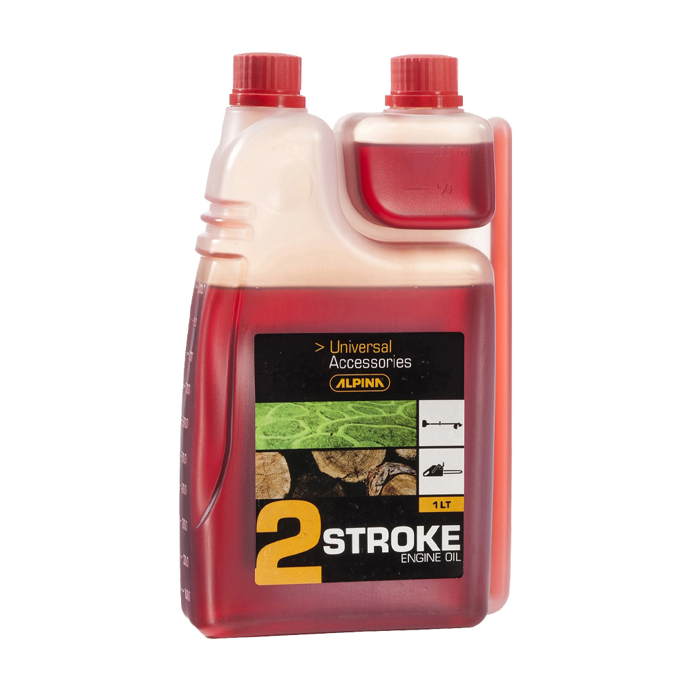 Olio castor 2 tempi per miscela alpina lt. 1.