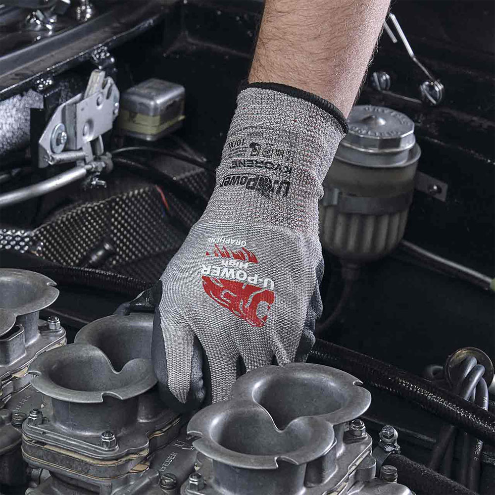Guanti da Lavoro Anti-Taglio in Nitrile e Grafene High U-POWER - Taglia 10