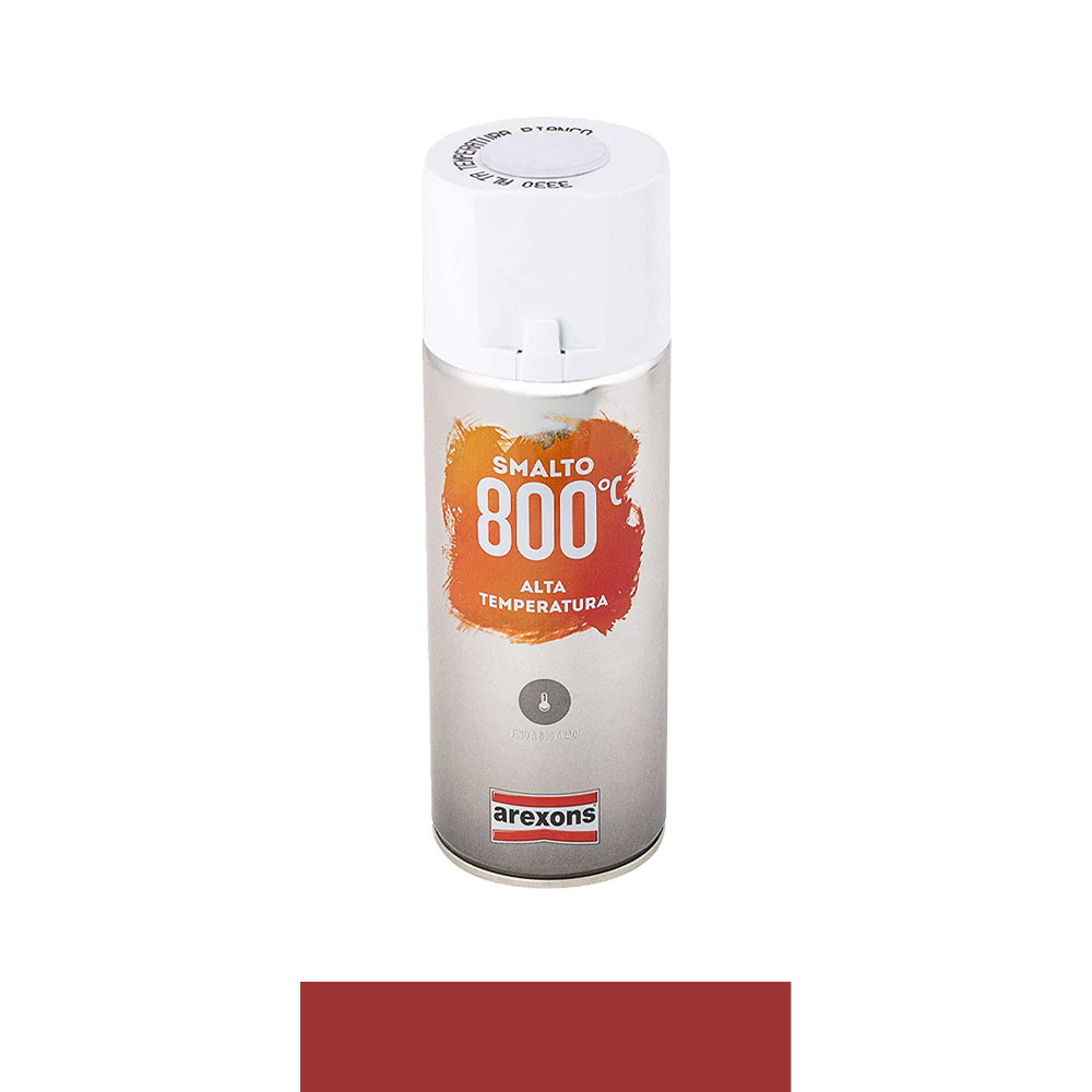 Smalto Acrilico Spray Alta Temperatura 400 ml AREXONS - Rosso