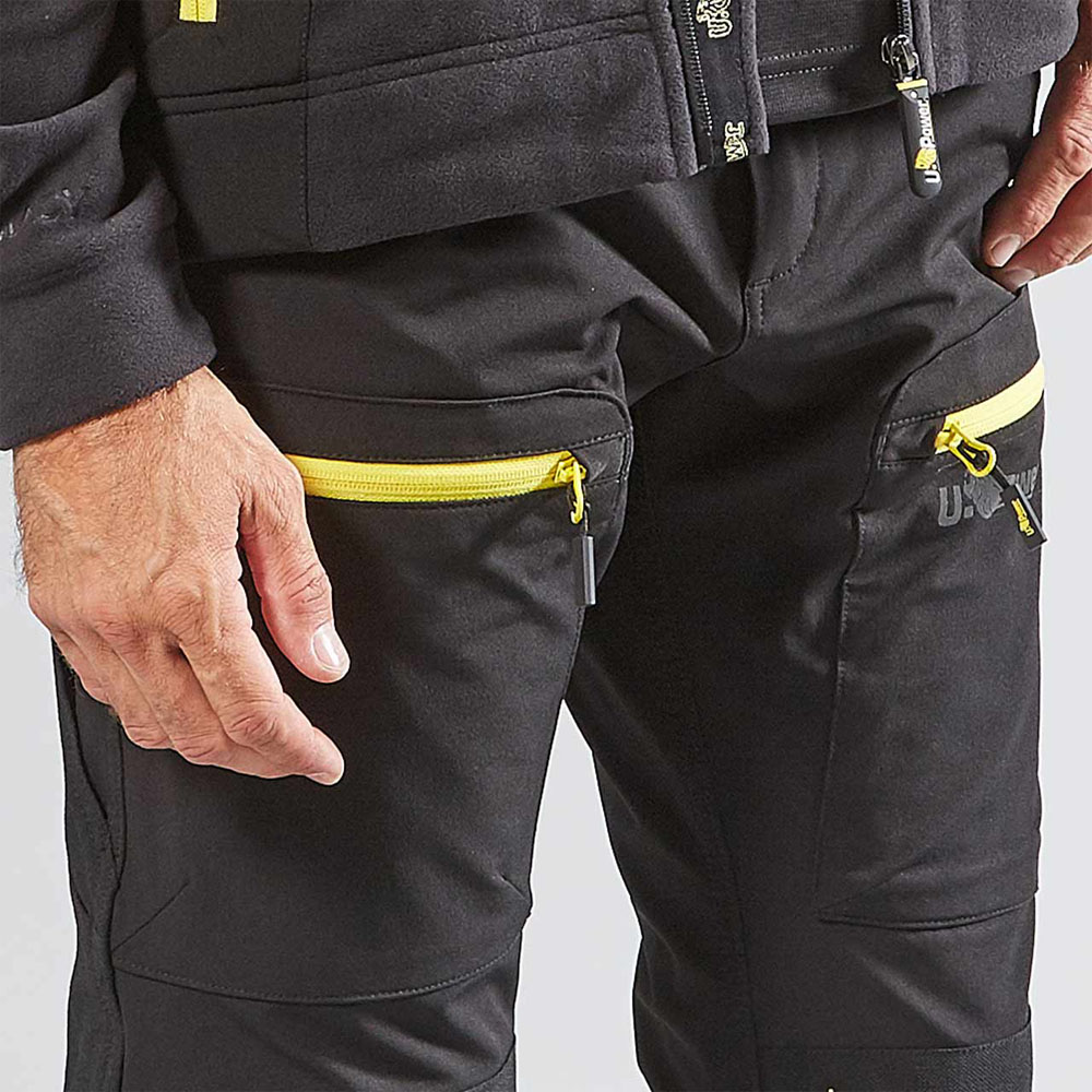 Pantaloni da Lavoro Harmony Black Carbon U-POWER - Taglia XL