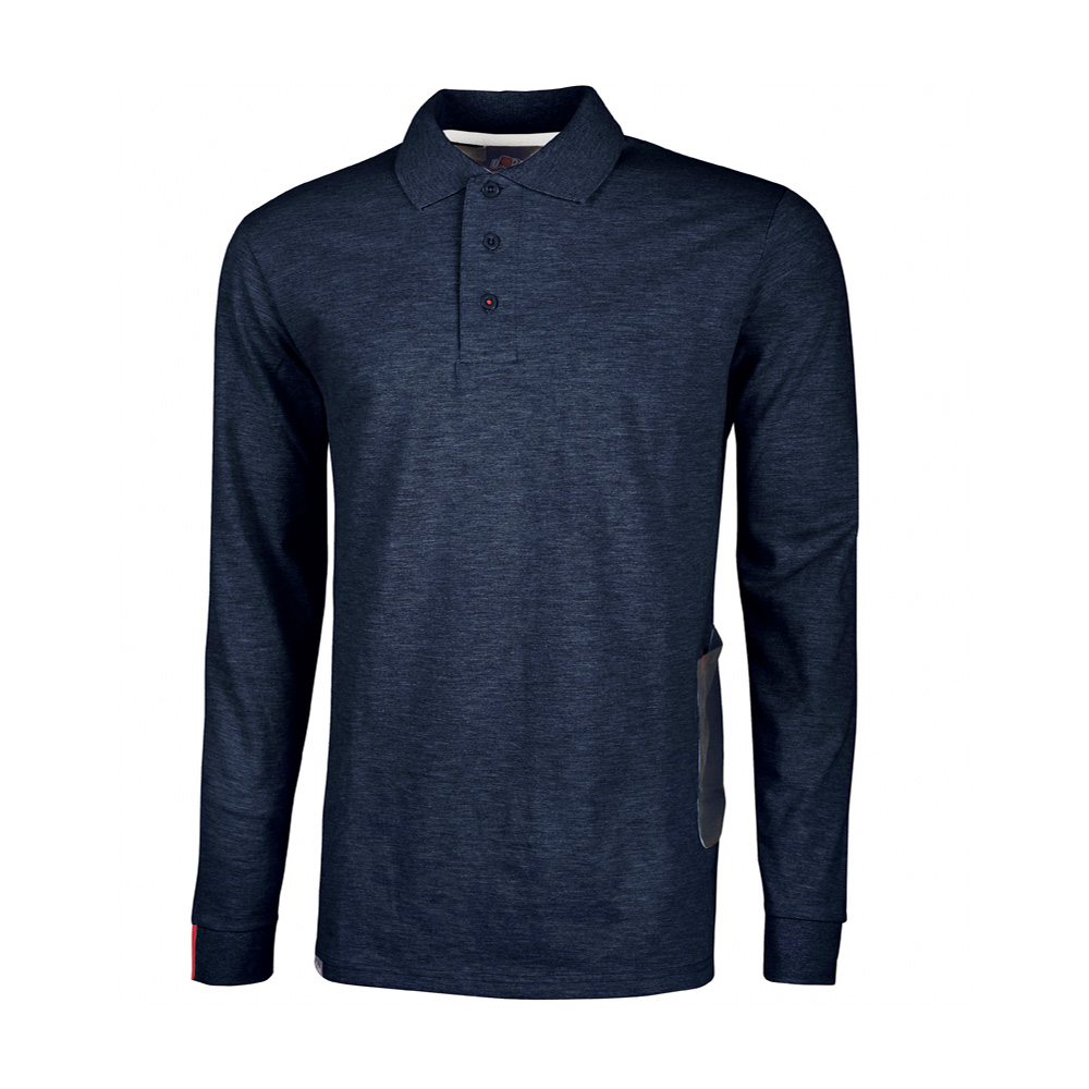 Polo Maniche Lunghe Enjoy Live Deep Blue U-POWER - Taglia L