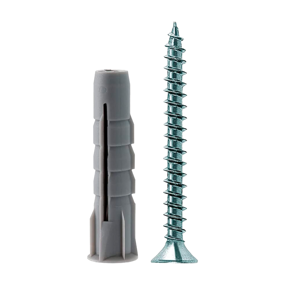 Tassello in Nylon con Vite UV 10 mm FISCHER - Barattolo 50 Pezzi