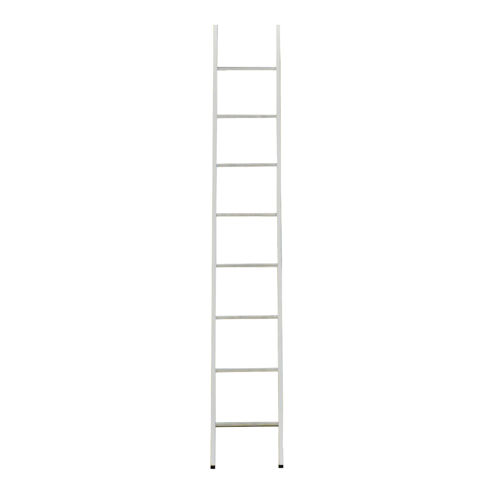 Scala da Appoggio Professionale 8 Gradini FERWORK - Altezza 2.5 mt